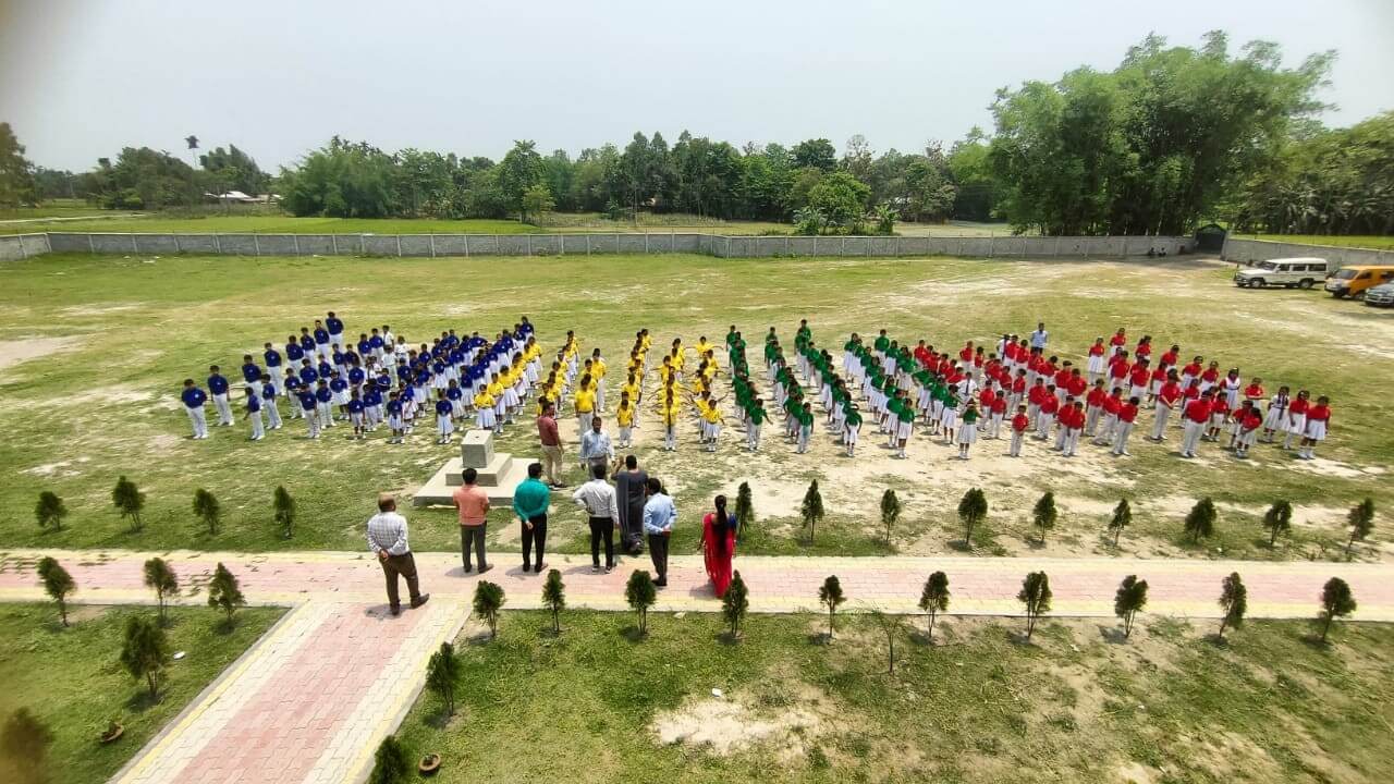 Beautiful school campus