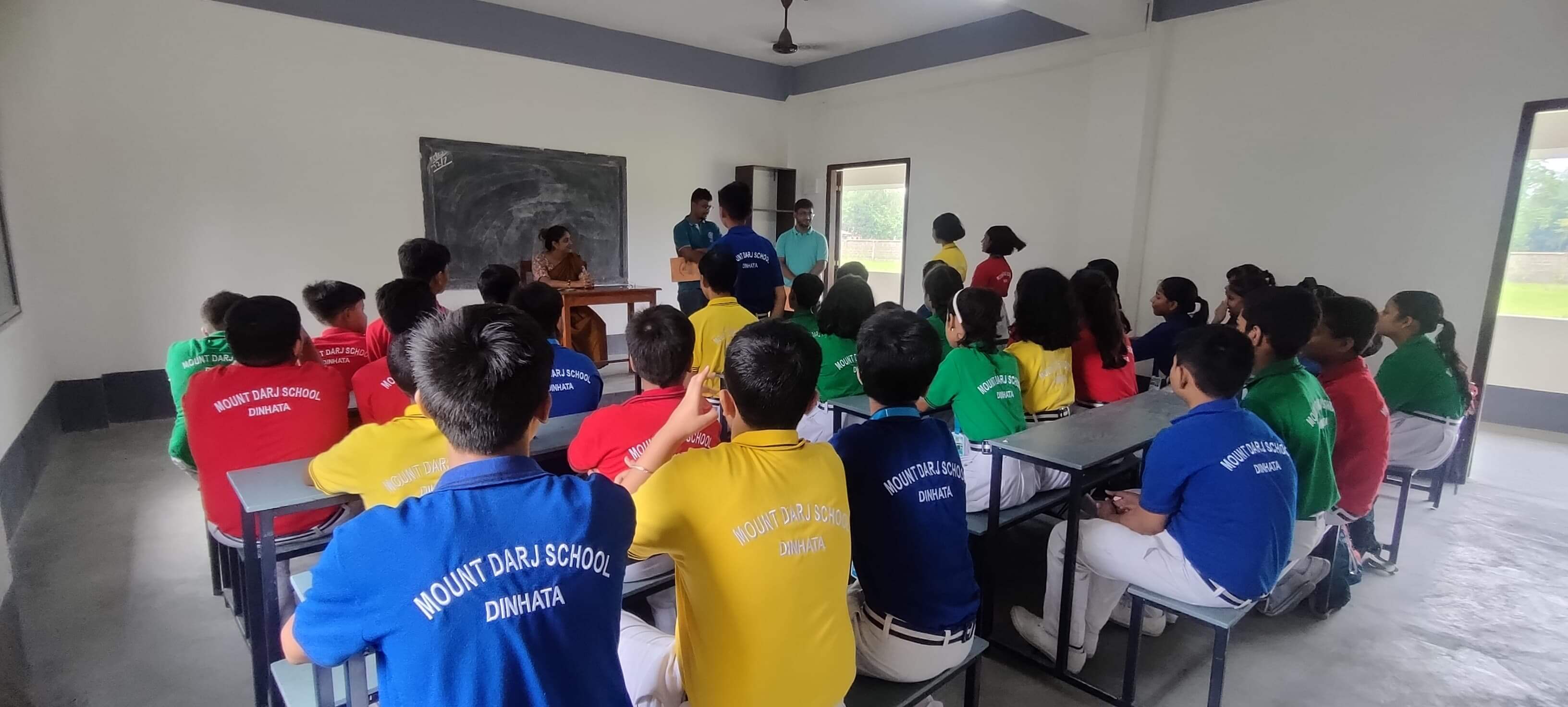 Students in classroom